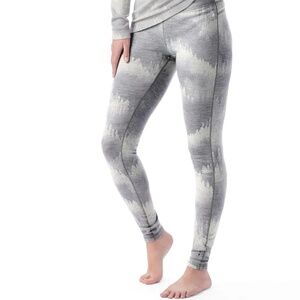 Smartwool Classic Thermal Base Layer Bottom Light Gray Foggy Pines